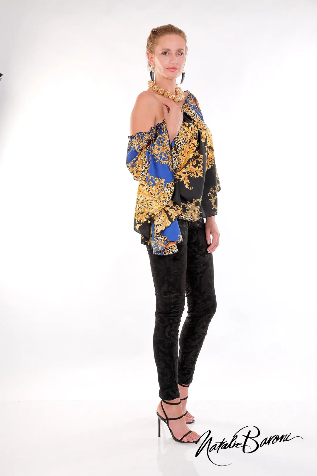 Poet Sleeve Top - Venezia