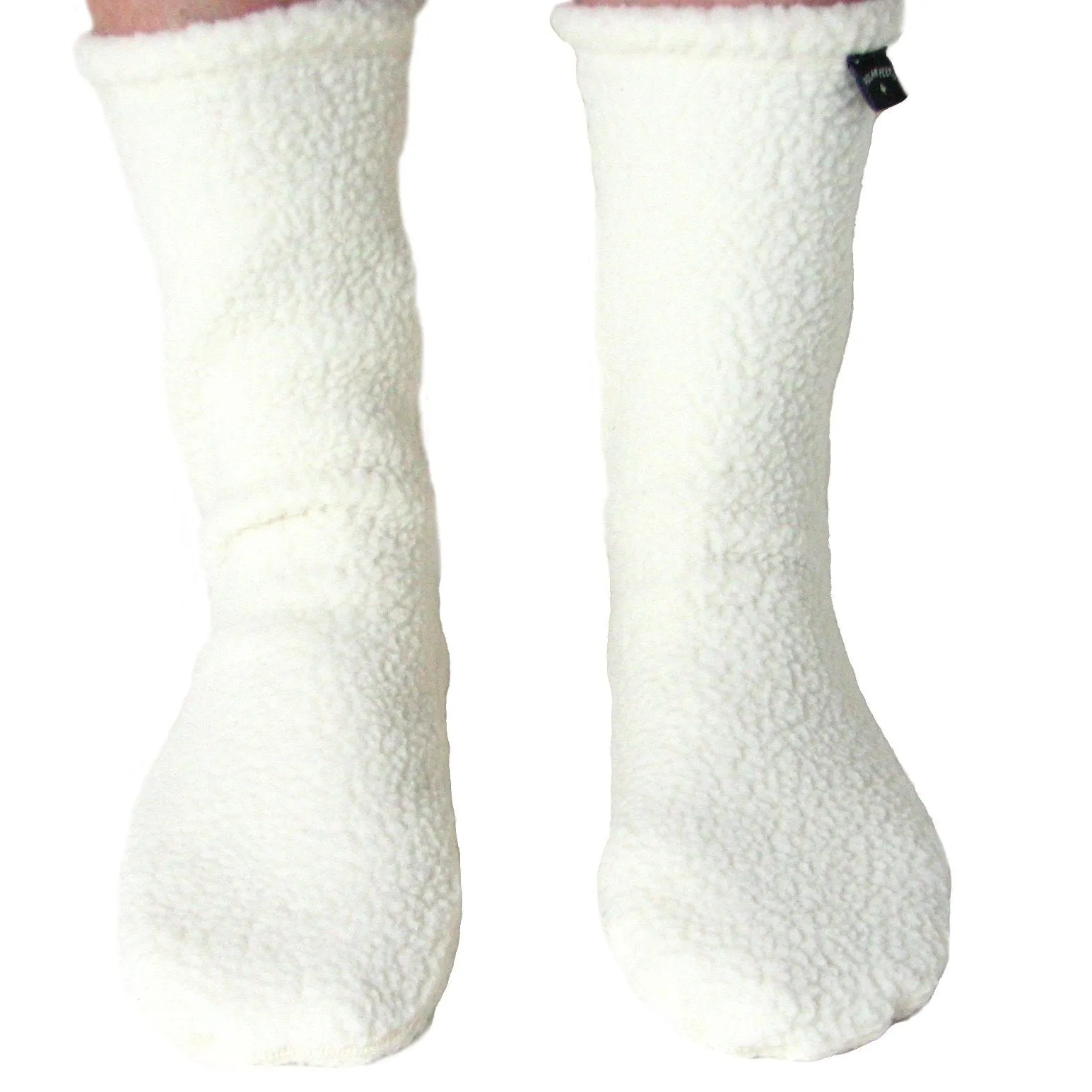 Polar Feet Supersoft Fleece Socks - Cream