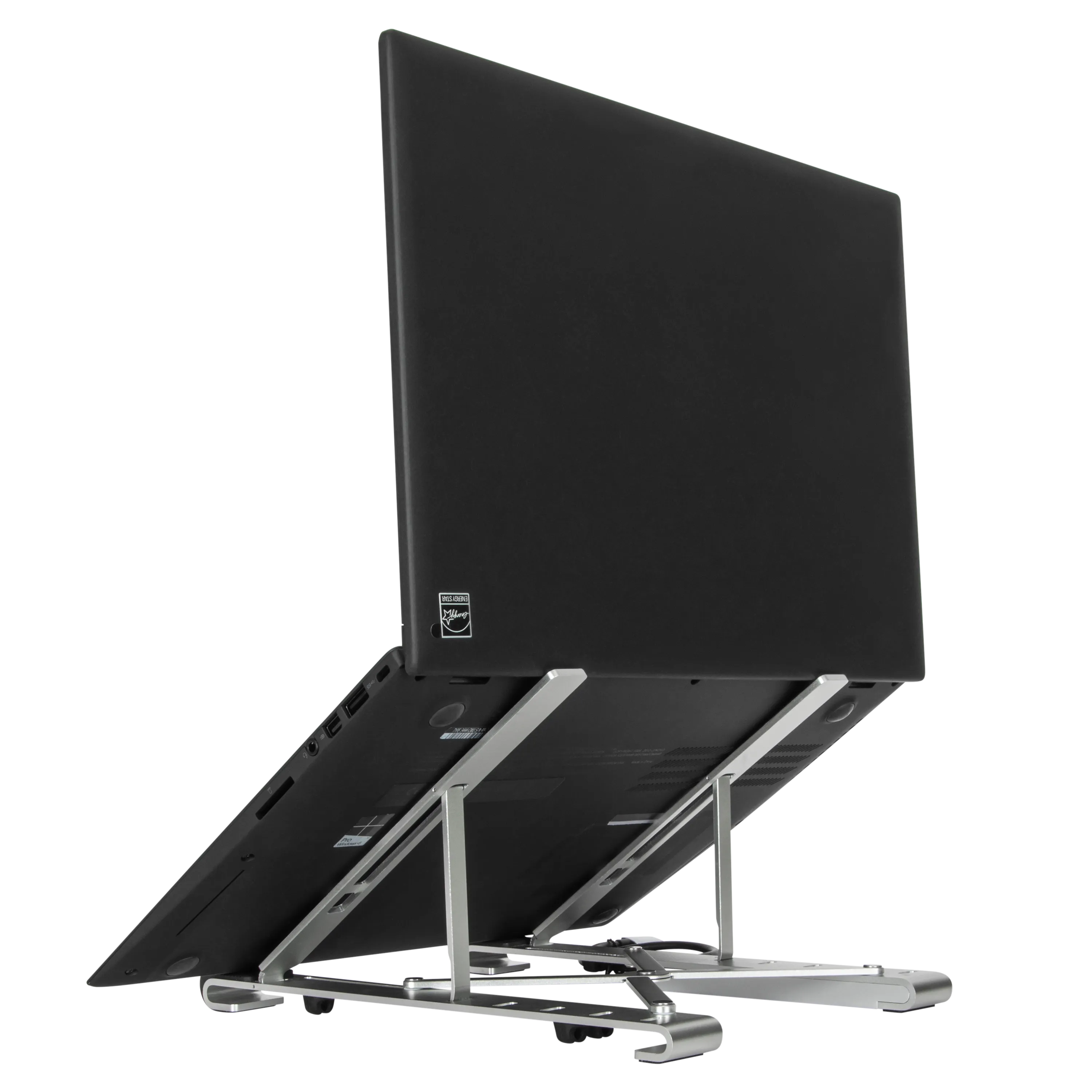 Portable Laptop Stand with Integrated Dock