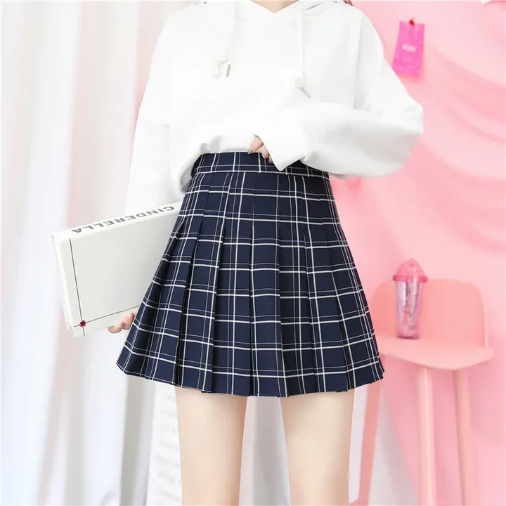 Preppy Plaid Skirt AD12038