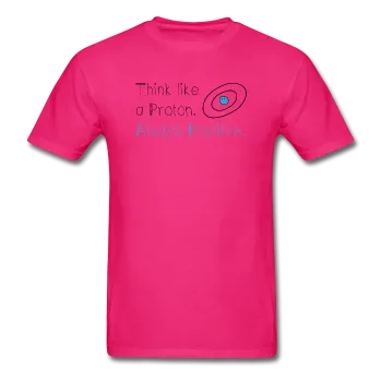 "Think like a Proton" (black) - Men's T-Shirt