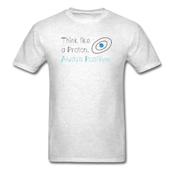 "Think like a Proton" (black) - Men's T-Shirt