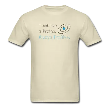 "Think like a Proton" (black) - Men's T-Shirt