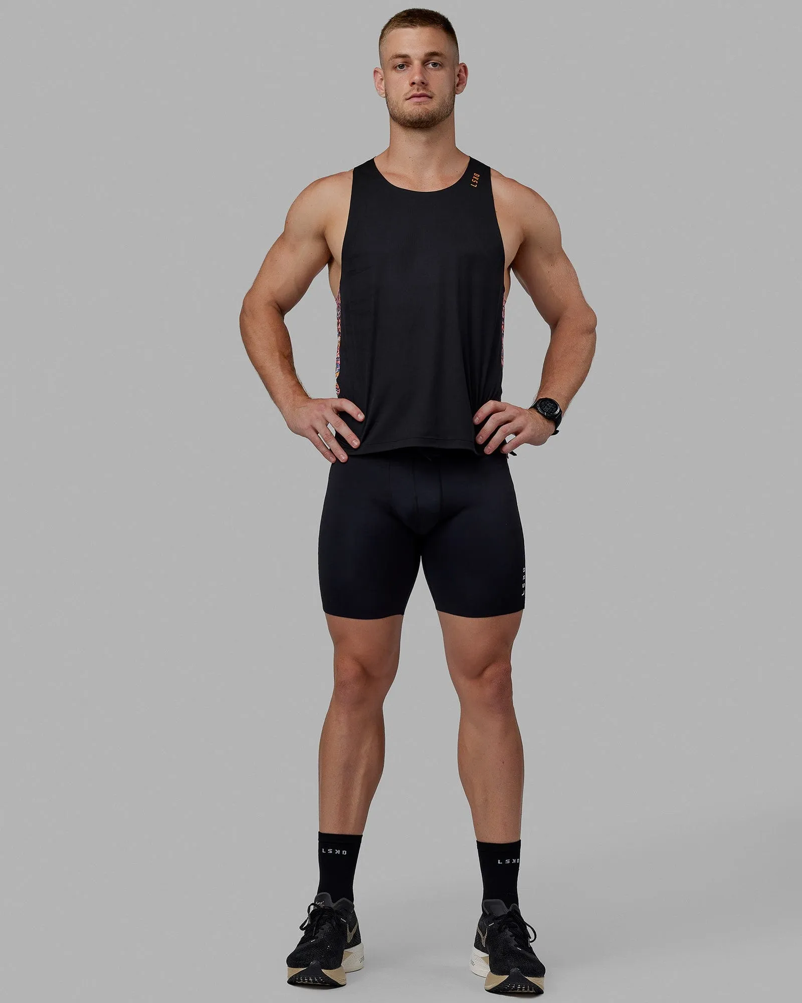 Race Day Short Tights 8" - Black