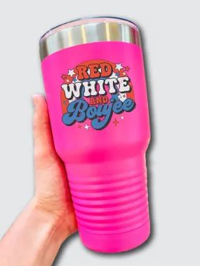 Red White And Boujee - UV TUMBLER