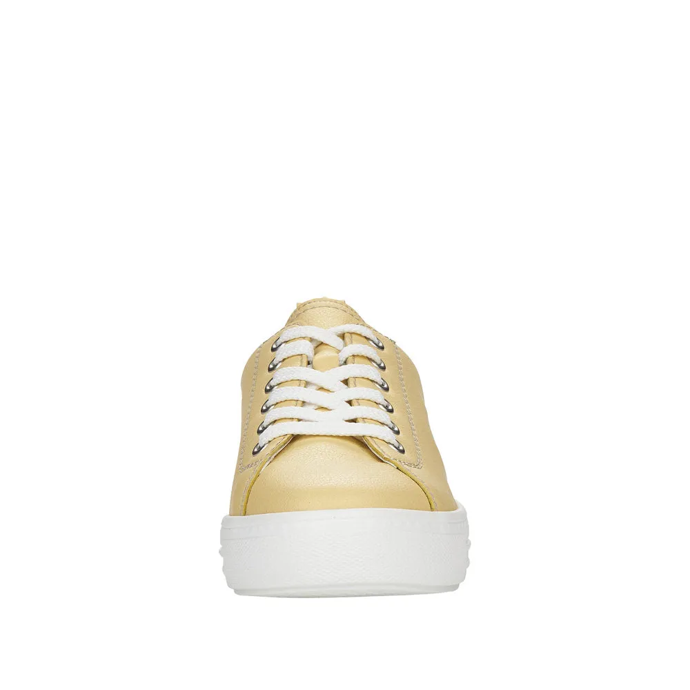 Remonte Ladies Shoes yellowLace Up Trainers Sneaker D0900-69 SALE