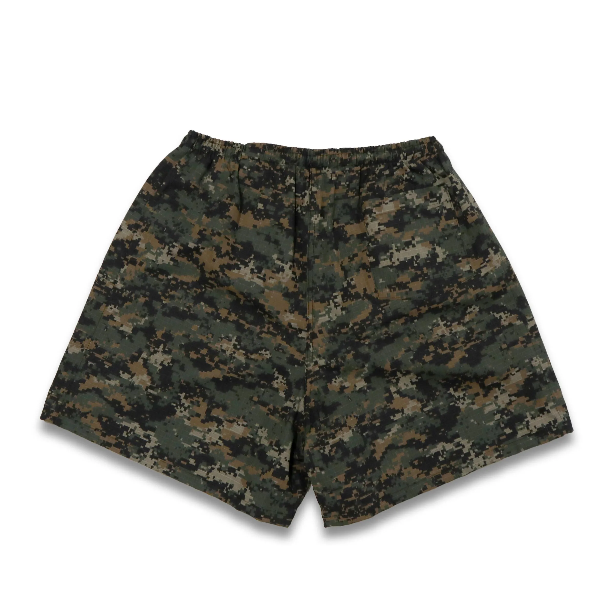 Ripstop Camp Shorts - Green Digicam