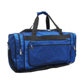 Royal Blue Glitter NGIL Canvas 20" Duffle Bag