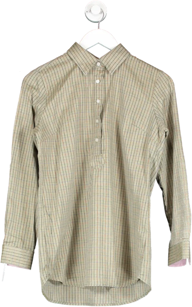 rydale Beige Long Sleeve Hannah Shirt UK 10