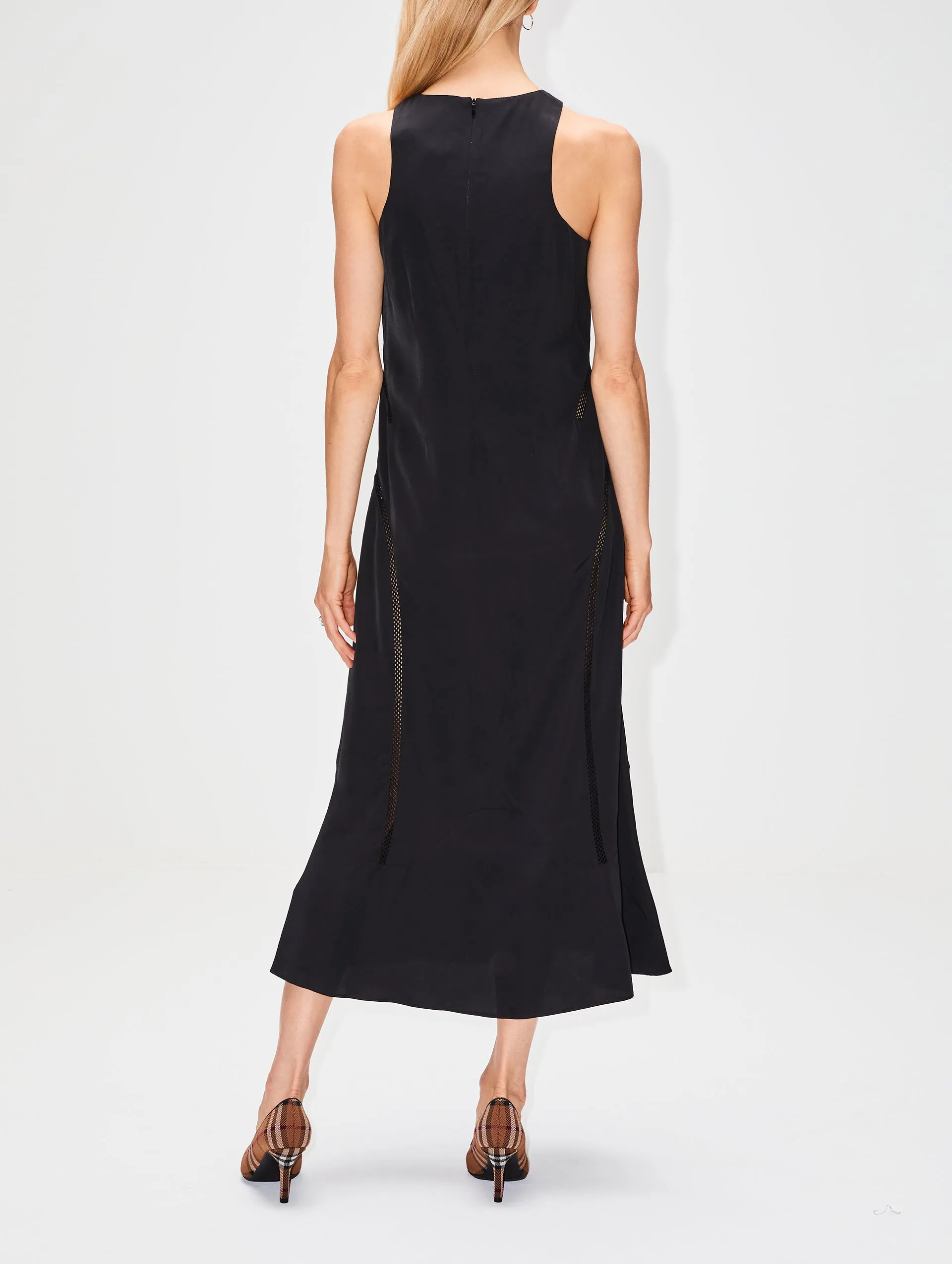 Sleeveless Razor Neck Dress