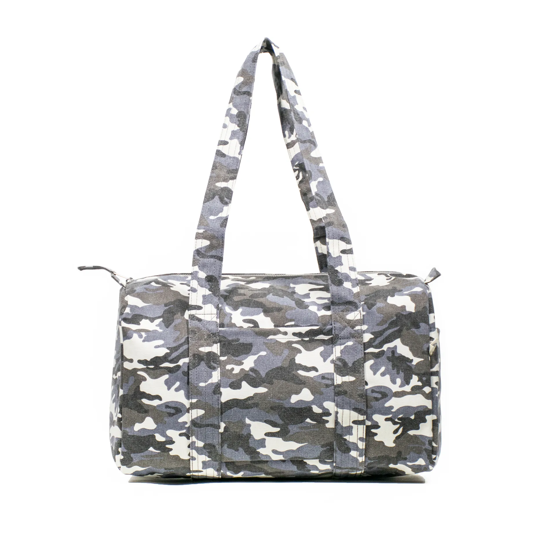 Small Duffel: Grey Camouflage