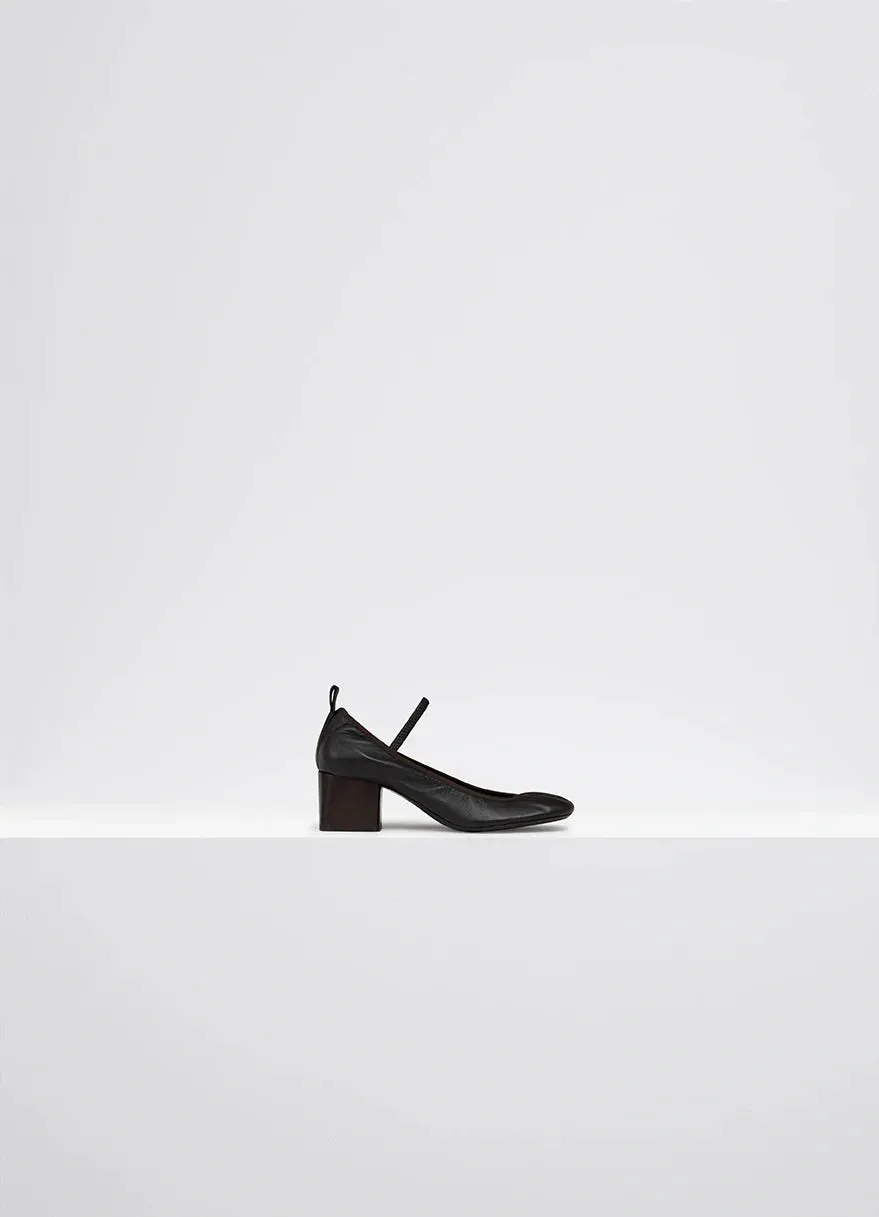 SQUARE BALLERINA WITH 55MM HEEL