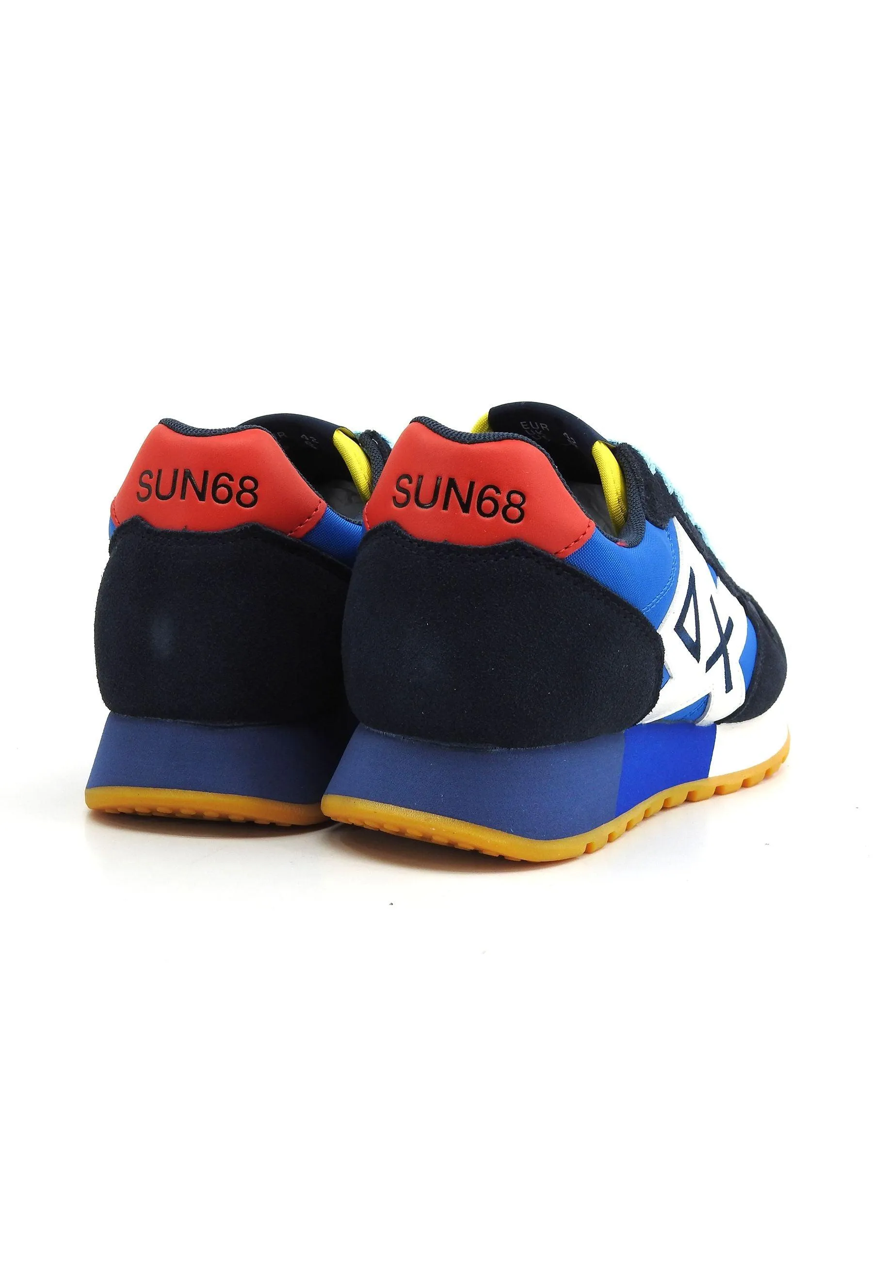 SUN68 Jaki Bicolor Sneaker Uomo Navy Blue Royal Z34112