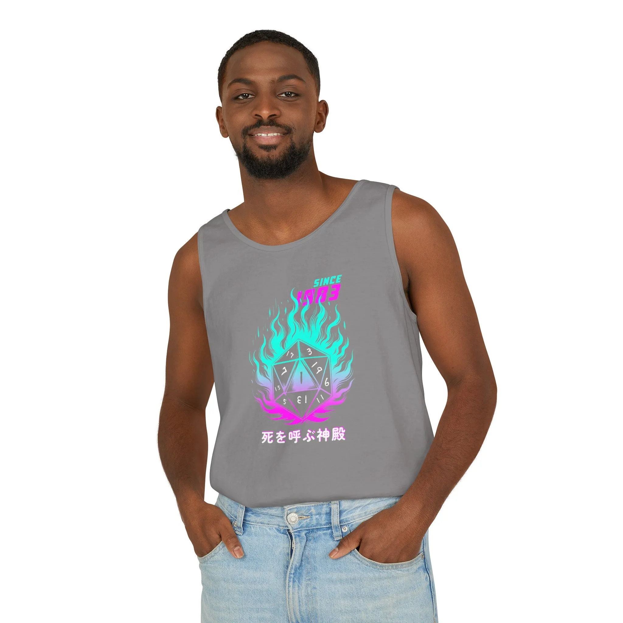 Temple of Doom - Comfort Colors - Retrowave Tank Top