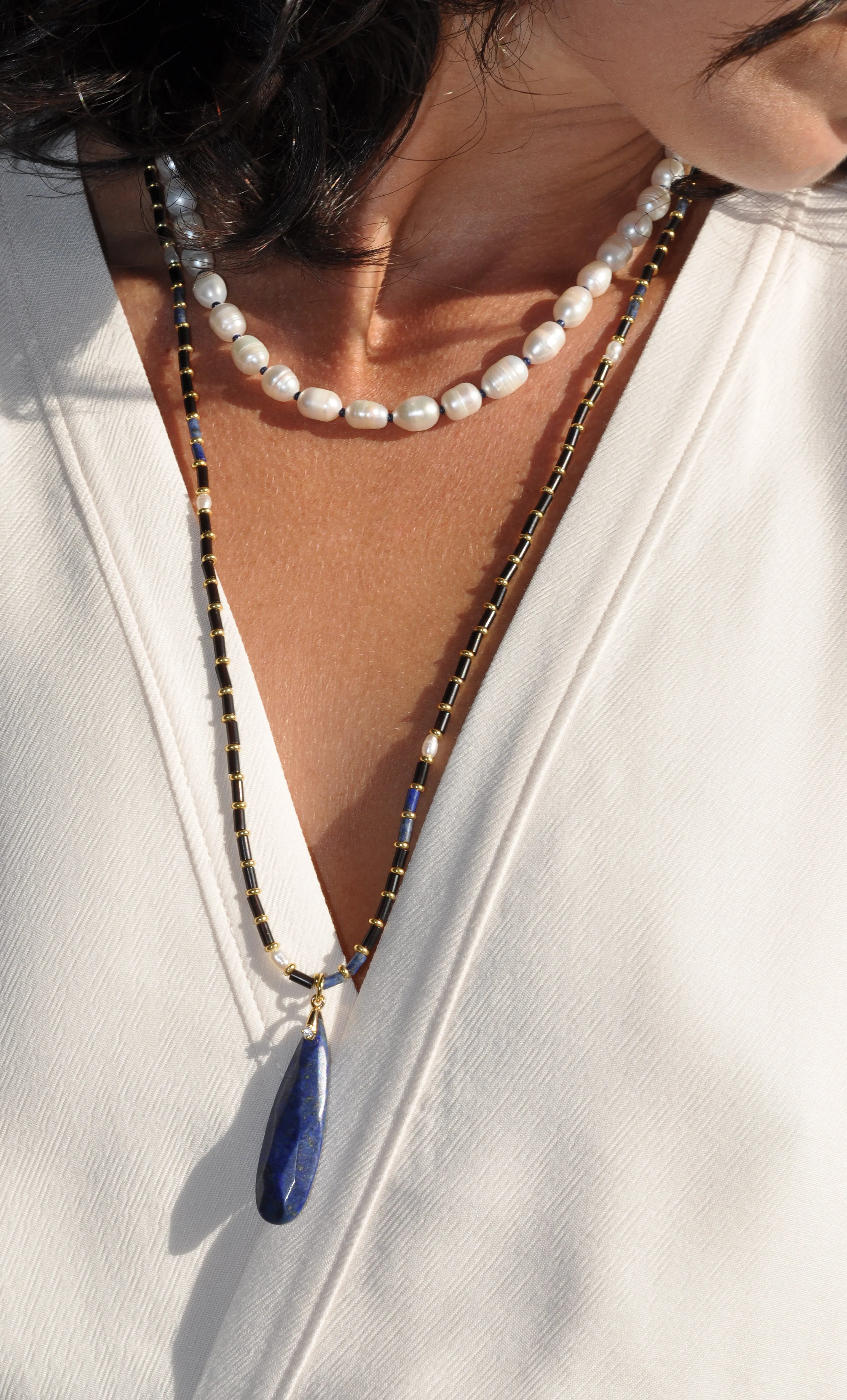 The Tunik Eye of the Sea Pearl Necklace