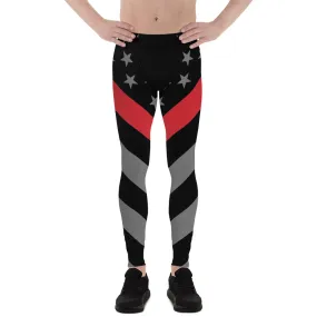 Thin Red Line Flag Men's Leggings