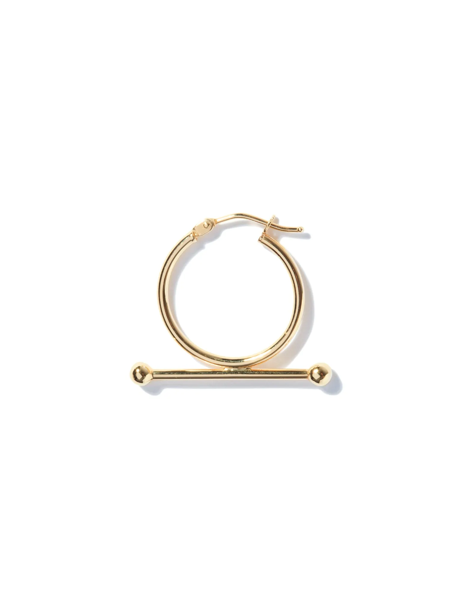 Trapeze large earring <br>Gold Vermeil