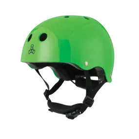 Triple 8 Lil 8 Dual Certified Helmet - Green Gloss