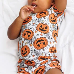 TWO PIECE SHORTIE SET- Jack-o-Lantern