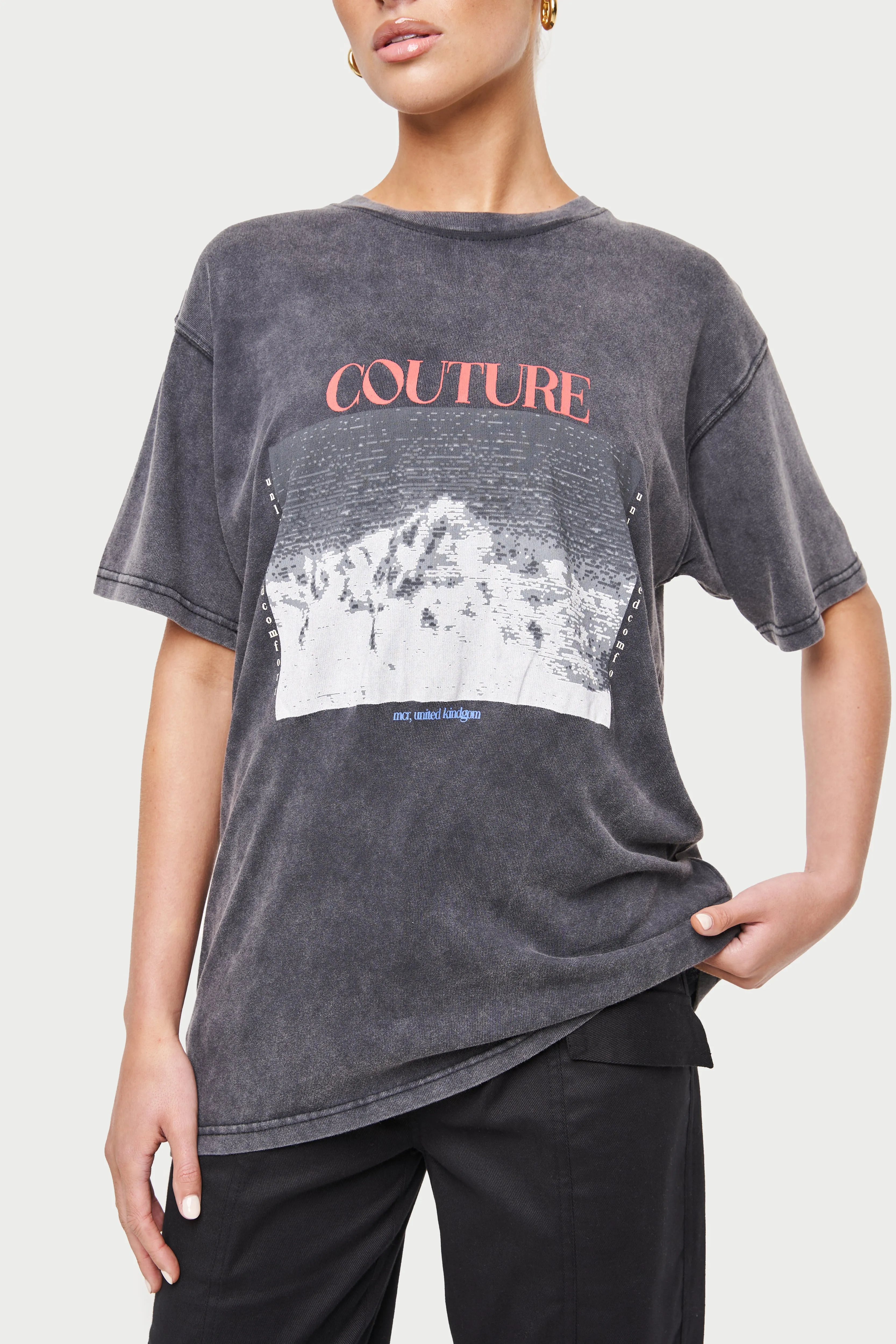 UNLIMITED COMFORT GRAPHIC T-SHIRT - ACID WASH