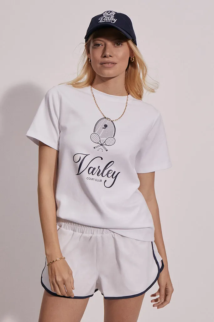 Varley - Coventry Branded Tee - White