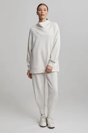 Varley - Modena Longline Sweatshirt - Ivory Marl