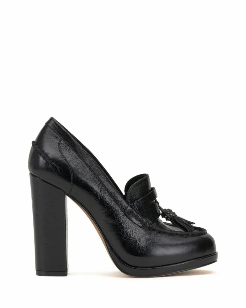 Vince Camuto CEFINLYN BLACK/TEXTURE CALF SHINE