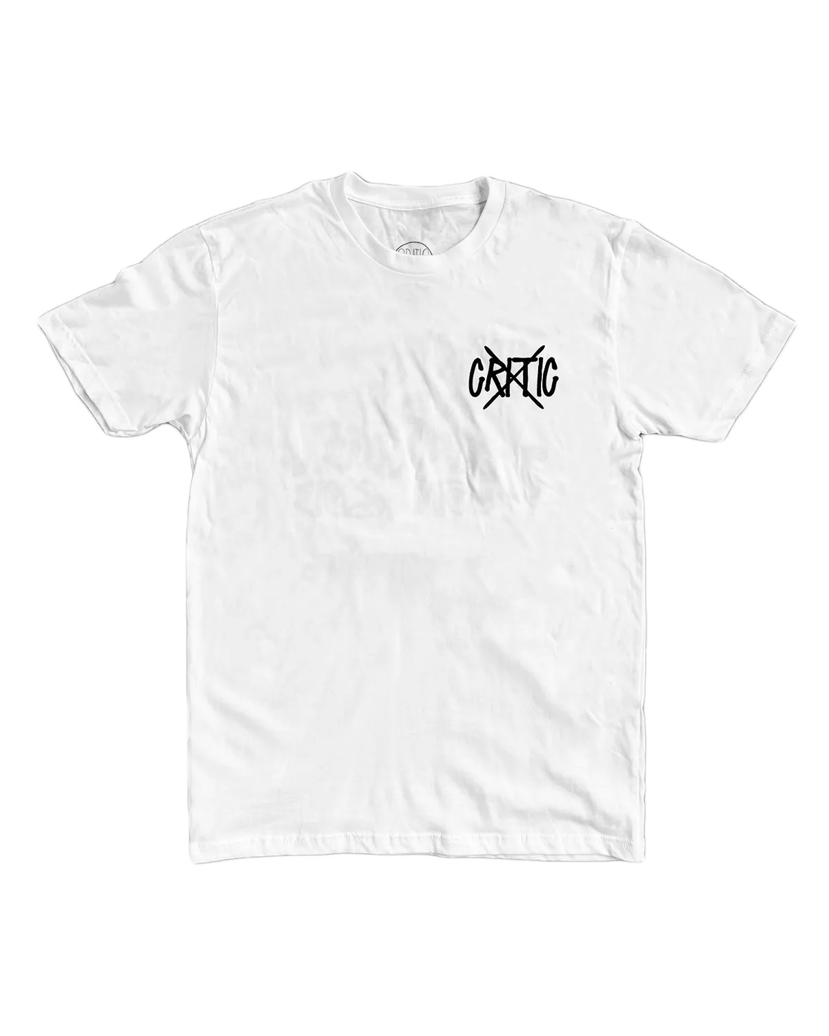 Writing tee in White