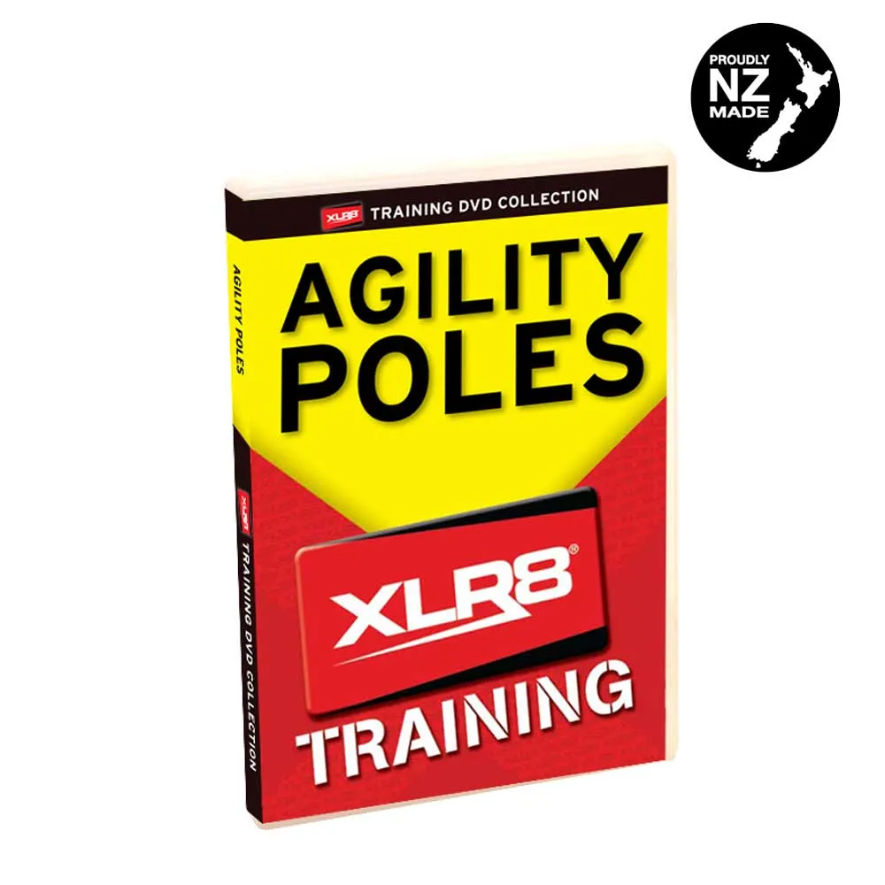 XLR8 Agility Pole Set -1.7m Yellow Set