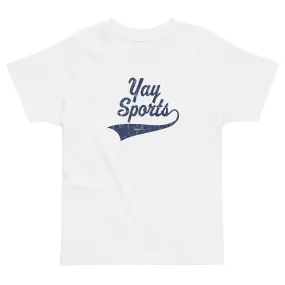 Yay Sports Toddler Tee-White