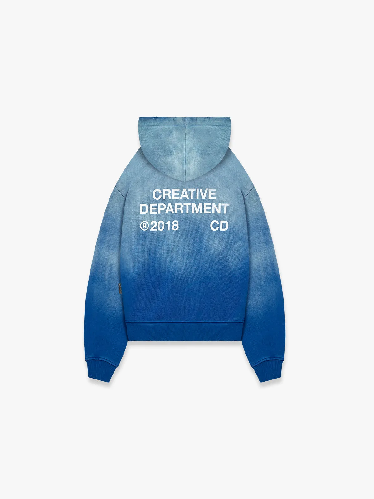 ZIP-HOODIE CREATIVE DEPT - FADED BLUE