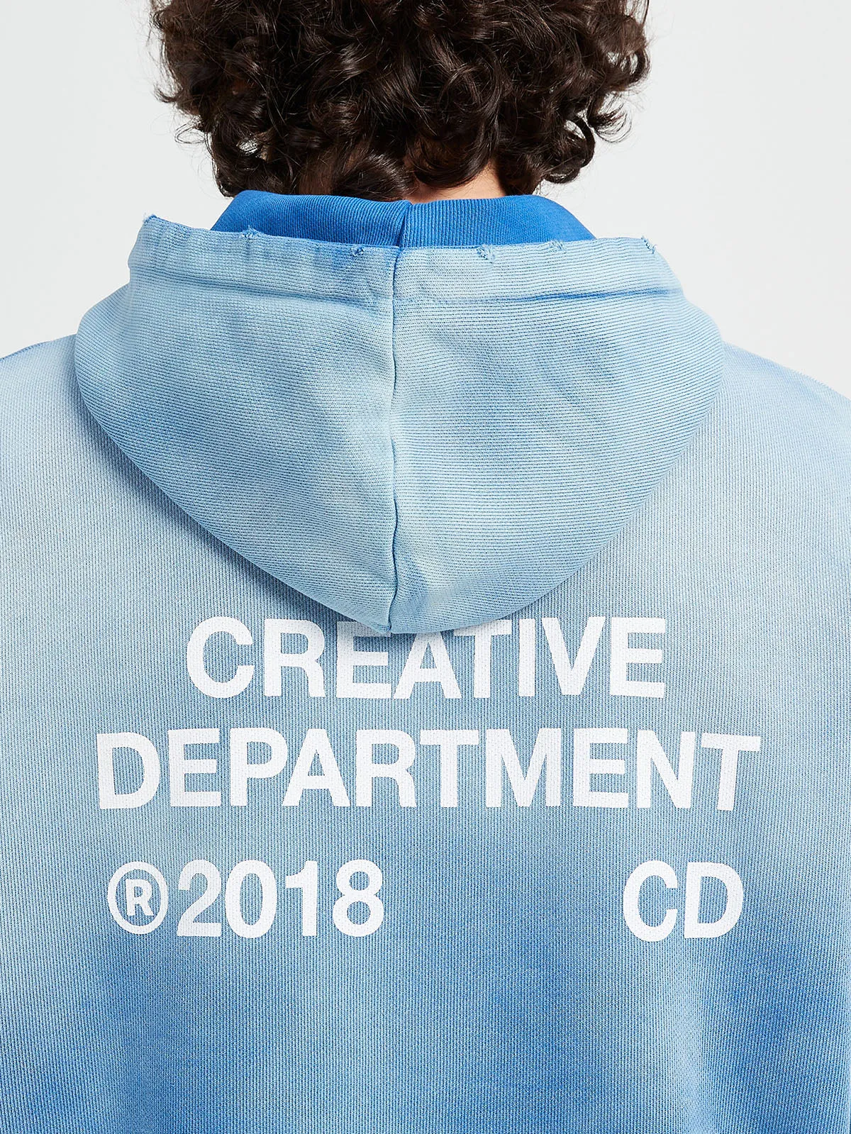 ZIP-HOODIE CREATIVE DEPT - FADED BLUE