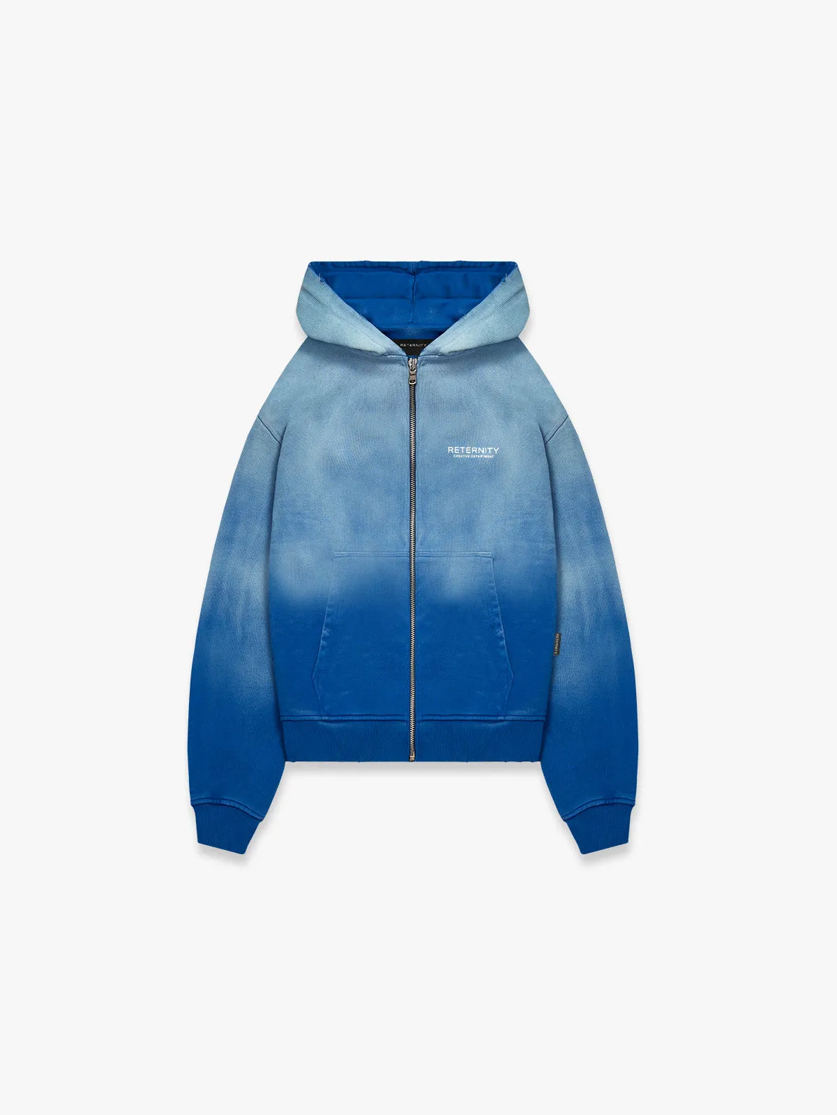 ZIP-HOODIE CREATIVE DEPT - FADED BLUE